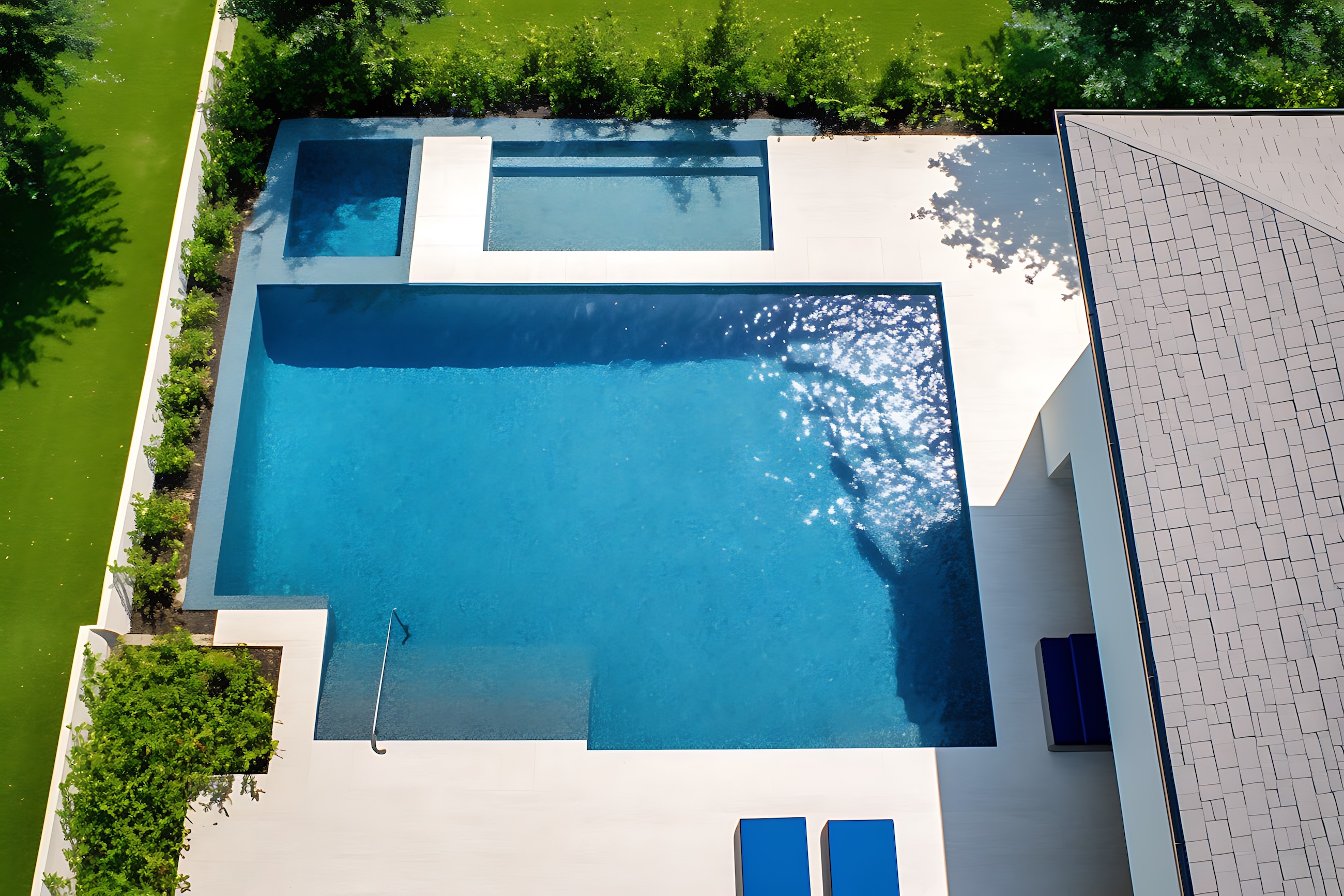 Architectural Mansion with Pool