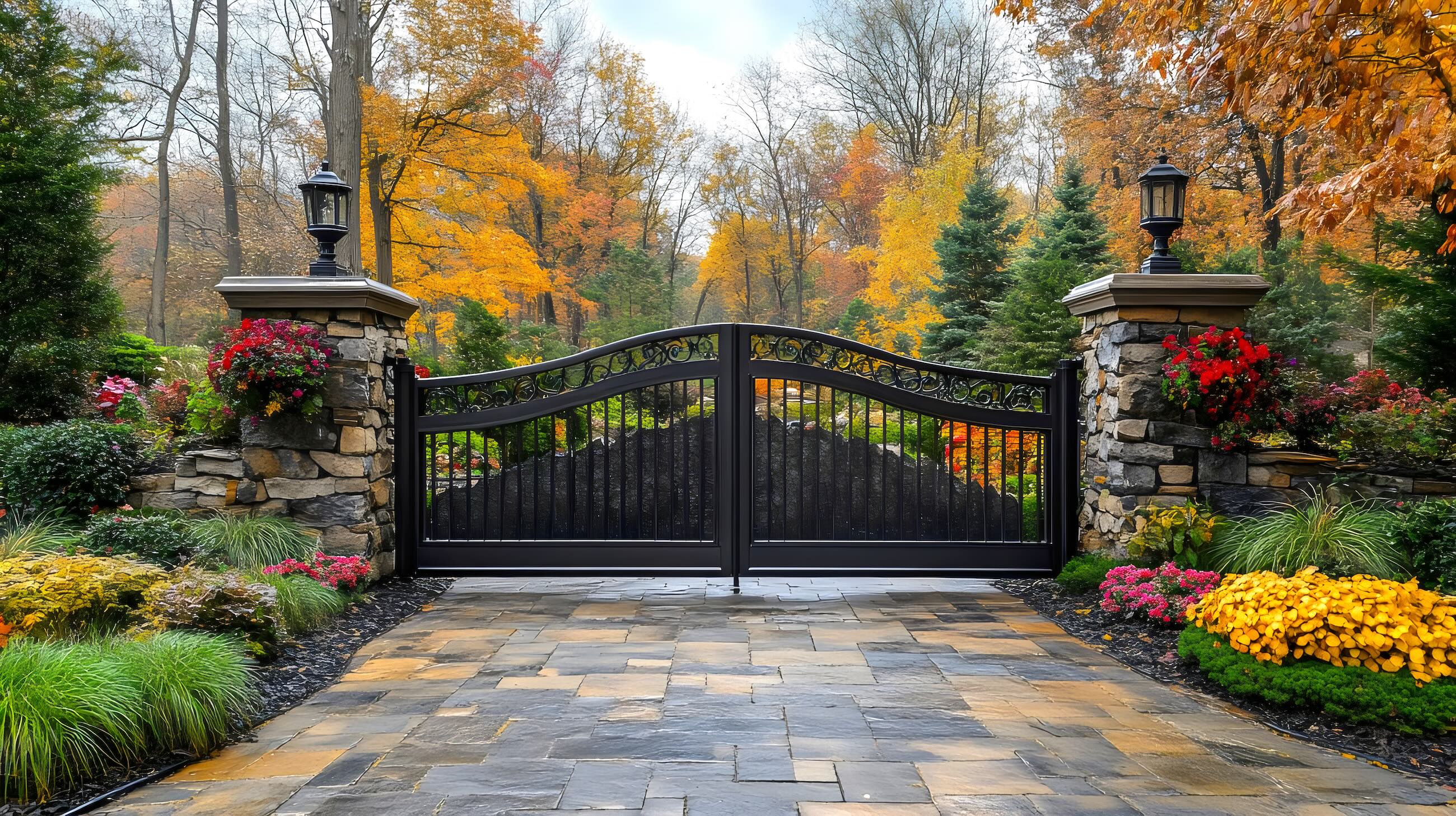 Gated Estate Road